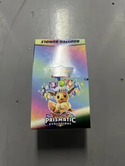 Pokemon TCG Prismatic Evolutions Booster Bundle x10 Display Case 💎 - Image 1