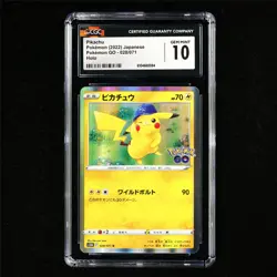 CGC 10 GEM MINT 2022 Pokemon JPN Pikachu 028/071 R - Image 2