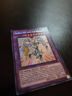 Yu-Gi-Oh LCGX-EN050 Elemental Hero Shining Flare Wingman 1st Edition Secret Rare - Image 3