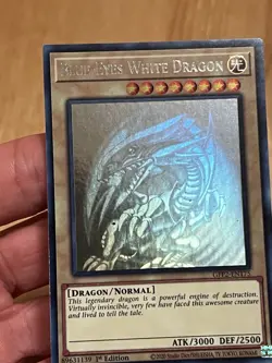 Yugioh Blue-Eyes White Dragon Ghost From The Past 2nd Haunting 1st Edition LP - Image 4