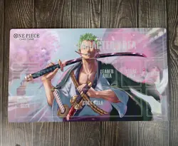 O-P Zoro Playing Mat OPCG TCG CCG Mat Trading Card Game Pad Duel Playmat & Bag - Image 1