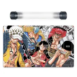 O-P Playing Board Game Mat Card Game Zones CCG OPCG Playmat Free Best Tube - Image 1