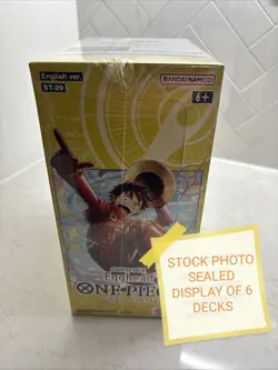 One Piece Egghead ENGLISH Starter Decks ST29 NEW SEALED DISPLAY 6 DECKS - Image 1