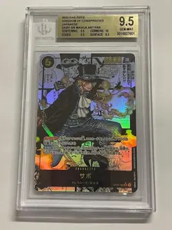 ONE PIECE TCG BGS 9,5 SABO OP04-083 Manga - JAP JPN JAPANESE - Image 1