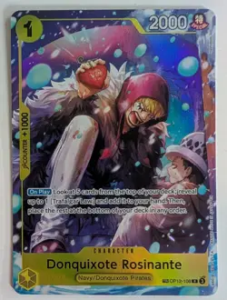 One Piece Card Game OP12-108 TREASURE Donquixote Rosinante - OP14 - English - NM - Image 1