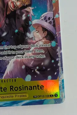 One Piece Card Game OP12-108 TREASURE Donquixote Rosinante - OP14 - English - NM - Image 4