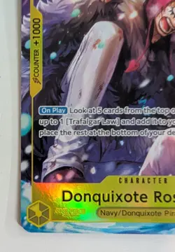 One Piece Card Game OP12-108 TREASURE Donquixote Rosinante - OP14 - English - NM - Image 5