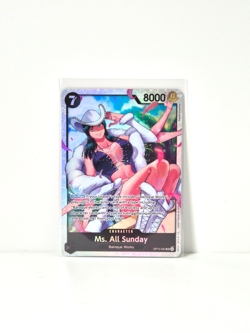 Ms. All Sunday OP14-084 Super Rare - The Azure Sea's Seven One Piece English - Image 1