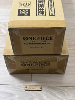 ONE PIECE Card Game Bandai 1st 2nd Anniversary 2Box Set Collection Japan Version - Image 1
