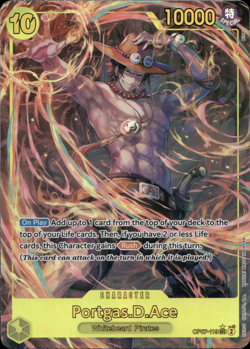 One Piece TCG • Portgas.D.Ace OP07-119 • Alternate Artwork • ENG/NM - Image 1