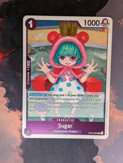 Sugar OP10-065 R Royal Blood One Piece TCG Card - Image 1