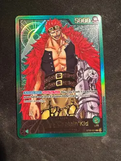 Eustass"Captain"Kid - ST02-001 - Promo - One Piece Card Game- Premium Leader N/M - Image 1
