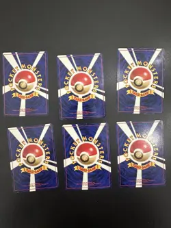 Vintage Japanese Pokemon Card Lot - Jungle / Base Set / Gym - LP - 6 Cards - Image 2