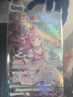 Hololive Card Game Himemori Luna OSR Elite Spark hBP03-001 - Image 1