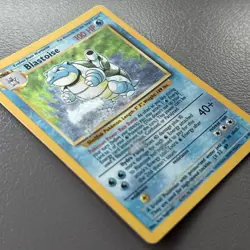 Pokemon TCG Blastoise Base Set Holo Unlimited Rare Card 2/102 HEAVY PLAY - Image 3