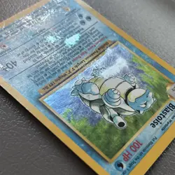 Pokemon TCG Blastoise Base Set Holo Unlimited Rare Card 2/102 HEAVY PLAY - Image 4