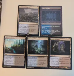 MTG Lands - Dimir (Blue/Black). 5 card lot - Image 1