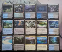 MTG Lands - Dimir (Blue/Black). 15 card lot - Image 1