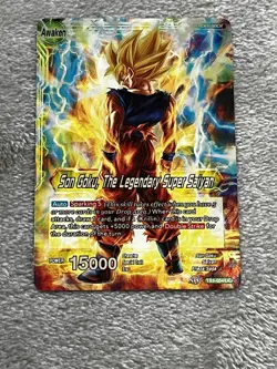 Dragonball Super Leader Card Son Goku the Legendary Super Saiyan TB3-034 UC Foil - Image 2