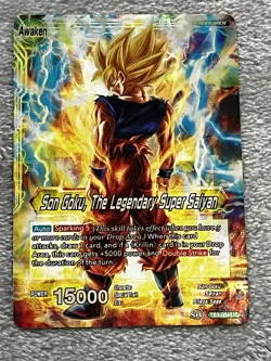Dragonball Super Leader Card Son Goku the Legendary Super Saiyan TB3-034 UC Foil - Image 3
