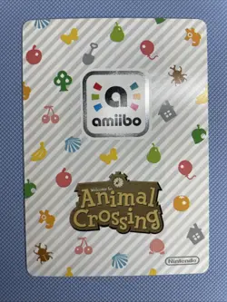 Sly #138 Animal Crossing Amiibo Card Authentic Series 2 MINT NEVER SCANNED - Image 2