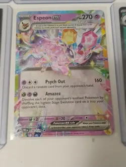 Pokemon Espeon Ex/Gold Secret Rare/Illustration Rare/Full Art Holo Cards - Image 3