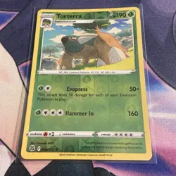 008/172 Torterra : Rare Reverse Holo Card : Pokemon TCG Brilliant Stars - Image 1