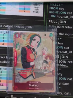 Makino (Japanese 1st Anniversary Set) OP02-015 One Piece Promotion Cards Foil - Image 1