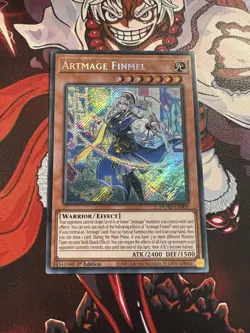 Yu-Gi-Oh TCG Artmage Finmel DUAD-EN009 Secret Rare Card Near Mint NM Condition - Image 1