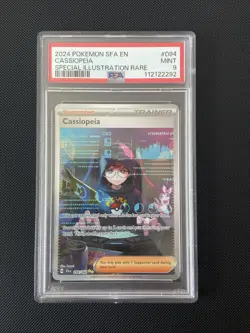 Cassiopeia Trainer Holo Card Pokemon TCG S&V Shrouded Fable 094/064 PSA 9 - Image 1