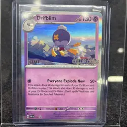 Drifblim - 135 (Prerelease) [Staff] 135 Sv: Scarlet & Violet Promo Cards Reverse - Image 1