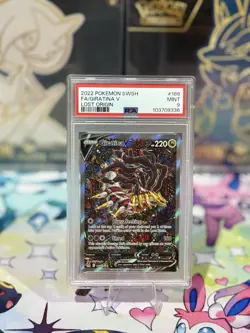PSA 9 Giratina V Full Art #186 - Lost Origin - Pokemon Card SWSH - Mint - Image 1