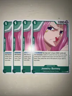 One Piece TCG ST02-007 Jewelry Bonney X4 Playset Non Foil Card Game CCG English - Image 1