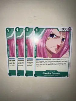 One Piece TCG ST02-007 Jewelry Bonney X4 Playset Non Foil Card Game CCG English - Image 5