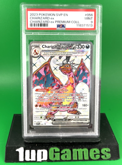 Charizard ex 056 Sv: Scarlet & Violet Promo Cards Holo PSA 9 Mint! - Image 1
