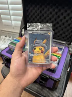 PIKACHU VAN GOGH WITH GREY FELT HAT SVP EN 085 PROMO POKEMON CARD-SEALED - Image 3