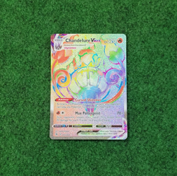 Pokemon Fusion Strike Chandelure VMAX 265/264 Secret Rare Rainbow Card - English - Image 1