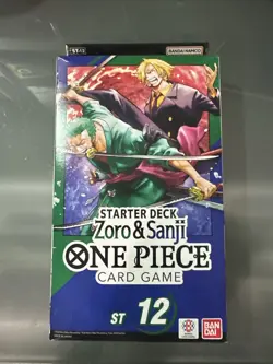 Bandai One Piece Zoro & Sanji Starter Card Game Deck - 61 Cards (ST-12) - Sealed - Image 1