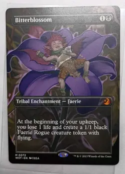 Bitterblossom (Anime Borderless) Wilds of Eldraine: Enchanting Tales Regular - Image 1