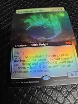 x1 Moonshaker Cavalry WOE MTG 325 FOIL MYTHIC M/NM 1x - Image 1