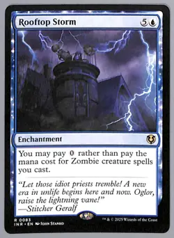 Rooftop Storm - 83 - Innistrad Remastered (INR) MTG - Image 1