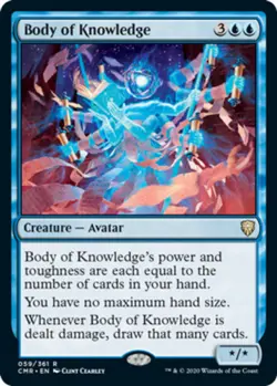 x1 Body of Knowledge R MTG Commander Legends M/NM, English - Image 1