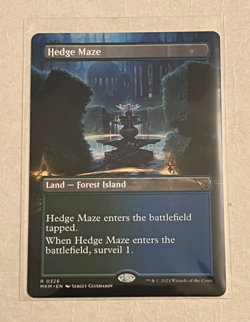 MTG Hedge Maze (Borderless) - Murders at Karlov Manor - #326 - Image 1