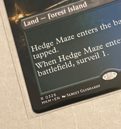 MTG Hedge Maze (Borderless) - Murders at Karlov Manor - #326 - Image 3