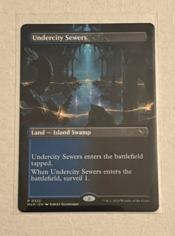 MTG Undercity Sewers (Borderless) - Murders at Karlov Manor - #332 - Image 1