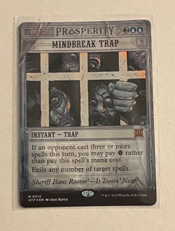 MTG Mindbreak Trap (Foil) - Outlaws of Thunder Junction: Breaking News - #12 - Image 1