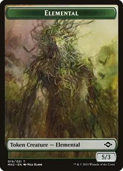 Food (018) / Elemental Double-Sided FOIL Token x1 1x Modern Horizons 2 NM MTG - Image 2