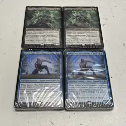 2025 Magic: The Gathering Marvel Spider-Man Welcome Deck (Black & Blue) Bundle - Image 2