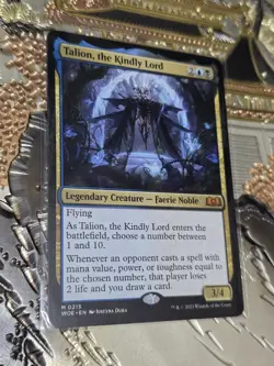 Talion, the Kindly Lord M Wilds of Eldraine 215 NM - Image 1