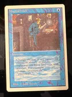 Magic the Gathering MTG Unlimited Magical Hack NM- (Beta Bob) - Image 1